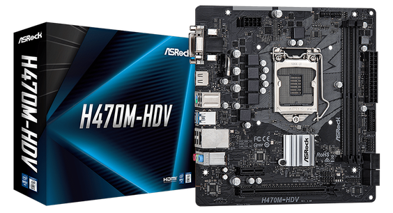 Mainboard ASRock H470M-HDV (ảnh 1)